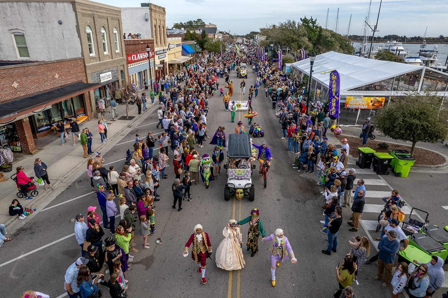 mardi gras parade beaufort nc